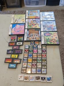 MASSIVE Nintendo DS 3DS GBA GAMEBOY LOT! 57 VIDEO GAMES! BUNDLE WHOLESALE SEE!