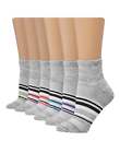 Hanes 6-Pack Ankle Socks Women Breathable Lightweight Cotton Extended Sizes 8-12