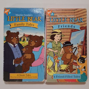 Little Bear - Friends + Family Tales VHS 2000 NICKELODEON NICK JR NR - LOT OF 2
