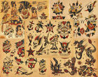 New ListingSailor Jerry Traditional Vintage Style Tattoo Flash 5 Sheets 11x14
