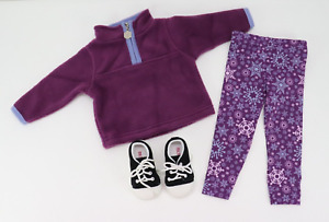 My Twinn Purple Snowflake Fleece Outfit Complete NEW* Never Used Only Stored HTF