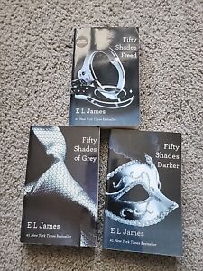 Fifty Shades of Grey Trilogy set Fifty Shades Darker, Fifty Shades Freed lot