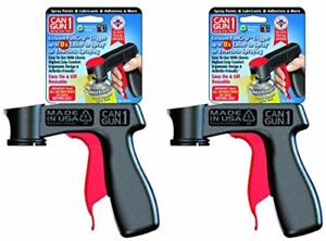 2 Pack Spray Can Gun Tool Aerosol Paint First Full Grip E-z Pull Trigger Comfort