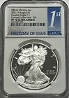 2021 W $1 NGC PF70 ULTRA CAMEO T-1 PROOF SILVER EAGLE FDOI FROM LIMITED EDITION