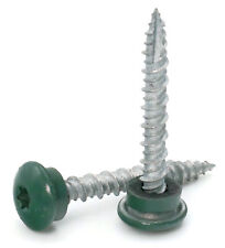 #10 Torx Low Profile Roofing Screws Mechanical Galvanized | Green Finish