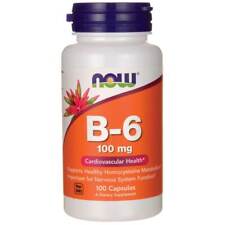NOW Foods B-6 100 mg 100 Caps