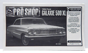 1964 Ford Galaxie 500 XL AMT Ertl Instruction Sheet