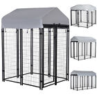 Medium Outdoor Dog Kennel Run House Crate Cage Anti-UV Roof Patio Pet Shelter