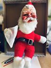 Vintage 1950’s-1960’s Celluloid 18” Santa Timely Toys Brooklyn, N.Y. With Tags
