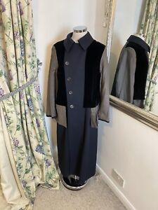 Comme Des Garcons S wool trench coat double breasted coat Inside Out Reversible