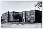 c1950's High School Building Scene Street Milford Iowa IA RPPC Photo Postcard
