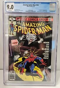 CGC 9.0 Amazing Spider-Man #194 (1979) 1st Appearance Black Cat (Felicia Hardy)