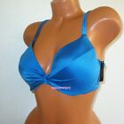 VICTORIA'S SECRET Swim Push-Up Bikini Top 38C 38D Removable Padding Blue