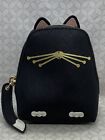 Kate Spade New York Black Cat Jazz Things Up Coin Purse missing crystal