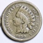 1859 CN INDIAN HEAD CENT PENNY G/VG FREE SHIPPING LOWEST PRICES ON THE BAY