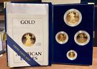 1989 American Eagle GOLD 4 Coin Proof Set 1.85 ounces bullion COMPLETE