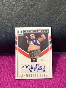 New Listing2023 PANINI IMPECCABLE WWE IMMORTAL INK THE BLUE MEANIE  AUTO AUTOGRAPH SP#/75