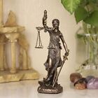 6 1/2 Themis Greek Goddess of Justice Resin Sculpture Cold Cast Bronze Finish