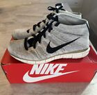 Nike Free Flyknit Chukka Gold Trophy 640652-100 Trainers Size 10 VNDS