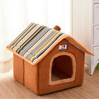 Dog Cat House Kennel Insulation Soft Dog Cat Bed Plush Cat Puppy Cave Detachable