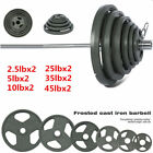2 in Olympic Weight Plates Set 2.5 5 10 25 35 45lbs Barbell Lifting Plates, PAIR