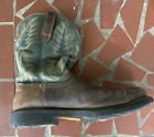 Distressed Ariat Steel toe work Boots size 13