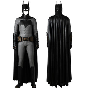 Justice League Batman Cosplay Costume Classic Suit With Cowl Cape