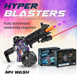 M4 Wasp Gel Ball Blaster with 1000 Round Capacity Ammo Drum toy gun