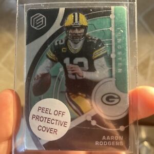 Aaron Rodgers 2022 Panini Elements Green Tungsten Metal 38/74 #34 PACKERS