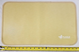 FLASLD Stove or Countertop fireproof heat protector mat, khaki, 12