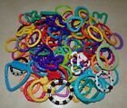108 Piece Mixed Lot Baby Plastic Links Rings Chain Linking Stroller Toy Preowned