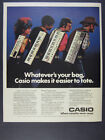 1984 Casio PT-80 MT 35 46 68 Keyboards photo vintage print Ad