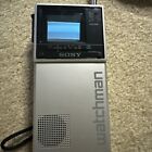 Vintage Sony Watchman FD-20A Portable Black White TV, Tested Works