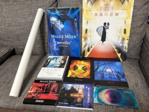 MALICE MIZER CD DVD Photo Book Merveilles Bara no Seidou memoire DX Illuminati