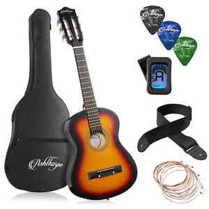 OPEN BOX - 30-inch Beginner Acoustic Guitar Starter Kit & Accessories - Sunburst