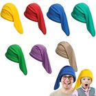 Solid Color Elf Hat Christmas Dwarf Hat Cosplay Costume Cap Birthday Party Props
