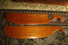 Vintage Old Town Canoe Wooden Leeboards Sail Boat USA Lee Board 43-1/2” Wood