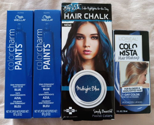 New ListingL'oreal Paris Colorista Splat Midnight Silver Blue Hair Chalk Makeup Wella Paint