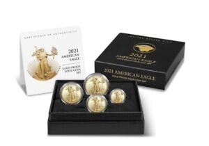 ✅American Eagle 2021 Gold Proof Four-coin Set (21EFN) IN HAND! Trusted Seller