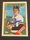 Barry Jones Signed 1988 Topps Card Auto Pittsburgh Pirates Autograph COA