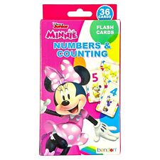 Disney Minnie Mouse Numbers And Counting Learning Flash Cards 36 Pc