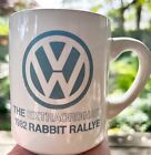 RARE Volkswagen The Extraordinary 1982 Rabbit Rallye VW Coffee Mug Cup Racing