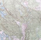 Map Northeast Bluff Maine 1990 Topographic Geo Survey 1:24000 27x22