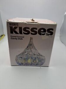Hershey’s Kisses Crystal Covered Candy Dish 5”x5” Tall BRAND