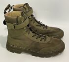 Dr. Martens Mens Boots Combs Tech Casual Combat Work DMS Olive Weathered Size 11