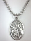 St Anthony /  St Christopher Medal Italy Necklace 24