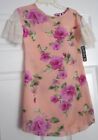 INSTA GIRLS DRESS PEACH FLORAL SIZE 5/6 - 6X -7/8 -14/16 MADE IN USA NWT