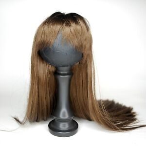 Doll Wig Brown Straight 12-13