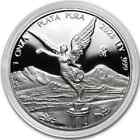 2023 Libertad 1 oz Silver Proof Bullion Coin In Case Banco de Mexico .999+ Fine