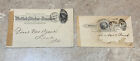 US POSTAL CARDS 1893 LEAD DAKOTA TERRITORY Lot Of 2